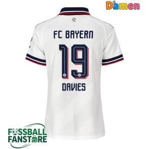 Bayern Munich Alphonso Davies #19 Replik Auswärtstrikot Damen 2026-27 Kurzarm